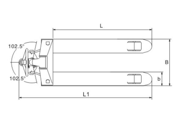 Transpaleta Manual, KX-SDC20/25/30